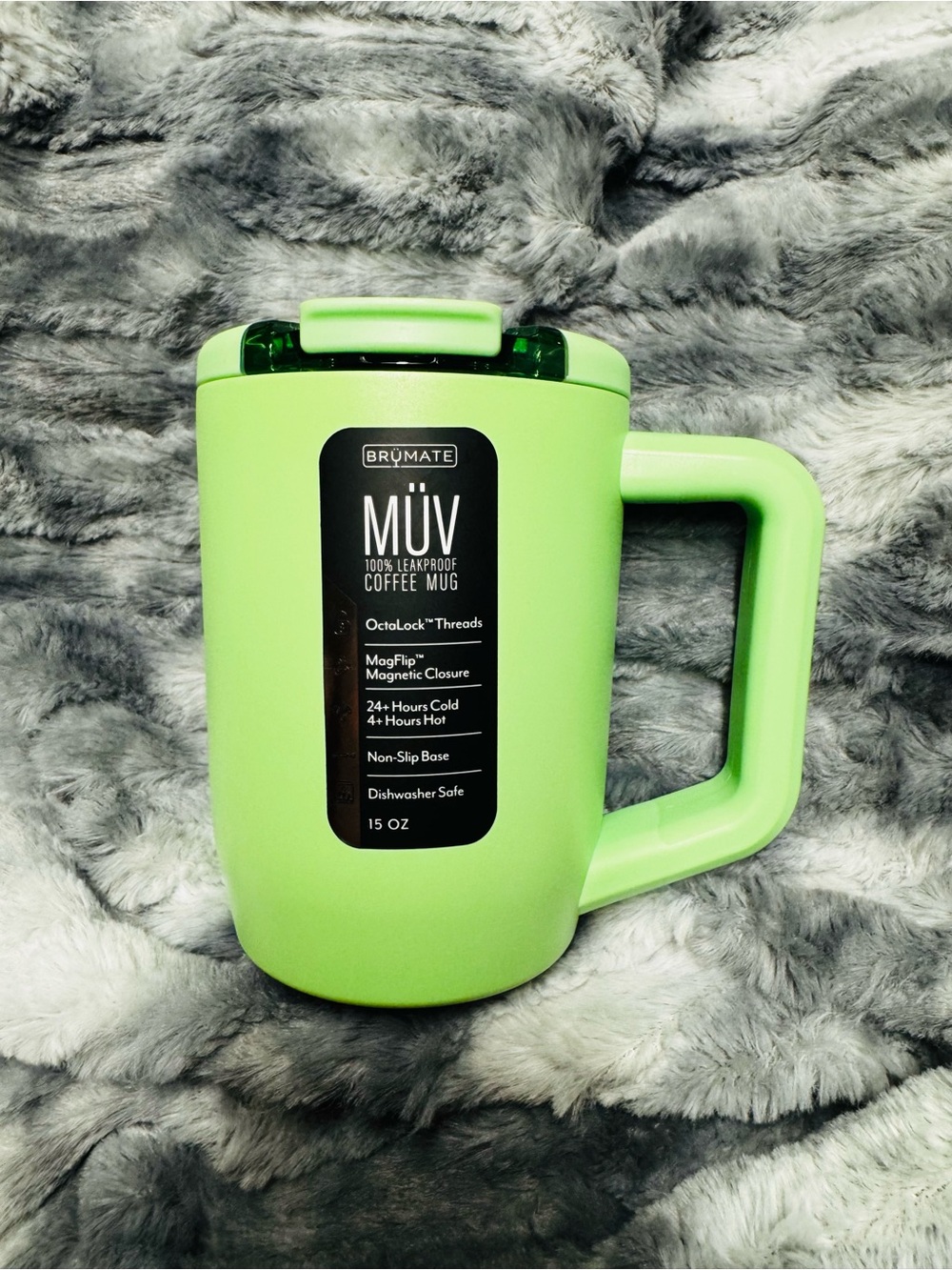 BrüMate MÜV 15oz Leakproof Coffee Mug - Kiwi